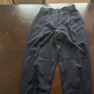louis feraud size 8 navy trouser pants, amazing condition